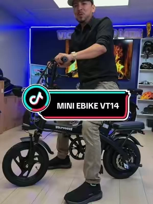 Mini Ebike VT14 Voltvogue corren a 22mph y son plegables #ebike #tiktokshopcreatorpicks #BacktoSchool #tiktokshopsummersale 