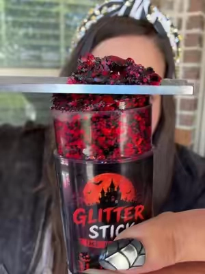 These Halloween glitter sticks from @Firstfly are legit!!! #halloween #halloweenmakeup 