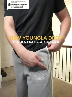 Replying to @Jesus Gutierrez YoungLA Golden Era Joggers #youngla #Fitness 