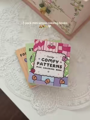 so small, i take it everywhere with me 🧸💐 #backtoschool #coloringbooks #whimsy #hobbies #art simple basic small coloring books back to school activities hobbies art 