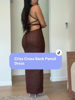 #CrissCrossBack #PencilDress #cami #Summer 