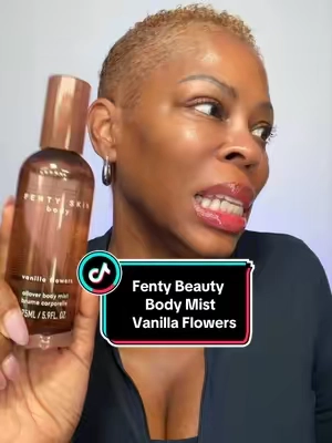 Vanilla… but make it grown, sexy, and VERY Fenty. 🌸🤎✨ @fenty skin @Fenty Beauty #FentyBeauty #VanillaFlowers #BodyCare #BeautyOver50 