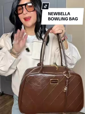 NEWBELLA Gia Medium Quilted Bowling Bag #bowlingbag #handbag #travelbag #TikTokshopbacktoschool 