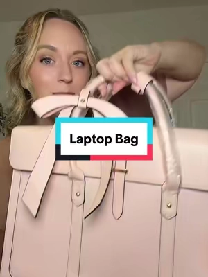 This briefcase style laptop / messenger bag is even prettier in person. It’s so well designed and perfect for carrying everything. #laptopbag #briefcase #workbag #messengerbag #backtoschool 