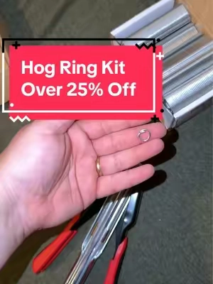 Over 25% off right now on this hog ring clips kit! #hogrings #fixingstuff #sohochic #TikTokshopbacktoschool #homesteading 