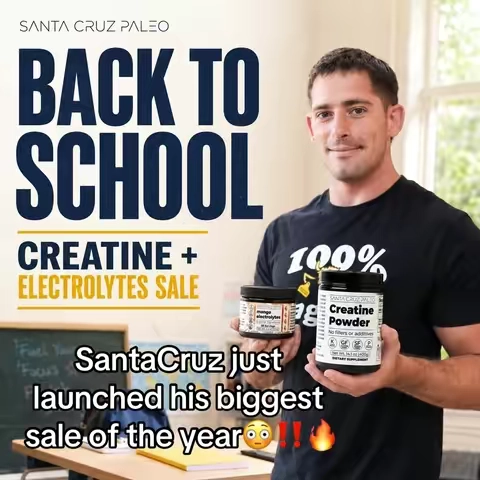 #tiktokshopbacktoschoolsale #TikTokshopbacktoschool #santacruzpaleoelectrolytes 