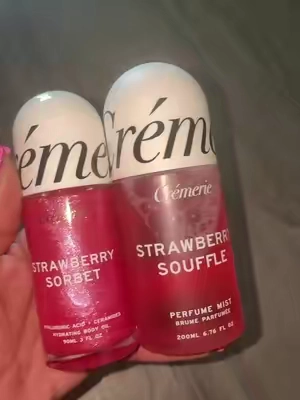 The best strawberry perfume and body oil duo in my opinion 