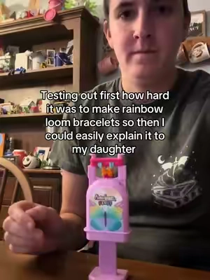 She picked it up so easily and now wants to make them for everyone! #fyp #rainbowloom #bracelets #tiktokshop #dealsforyoudays 