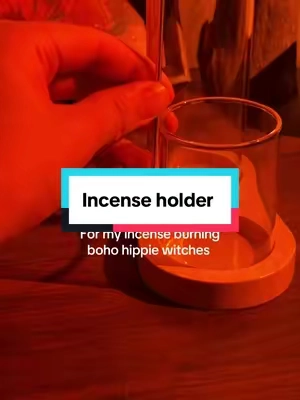 This incense burner holder is such a genius design!!#incense #incenseholder #bohovibe #tiktokbacktoschool #witchvibes 