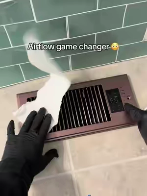 Boosting my homes airflow #fyp #registerboosterfan #hvac #homeimprovement #tikokshopfinds  