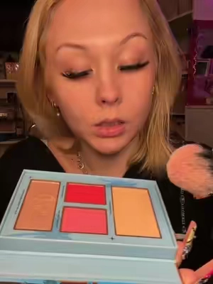 trying the Barbie glamlite palette 💄#targetaudience #TikTokshopbacktoschool #glamlite #makeup #barbiemakeup 