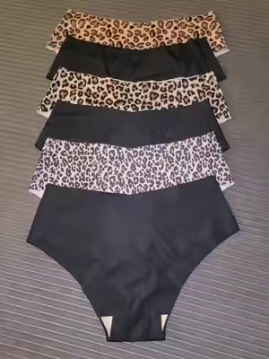 super cute✨️ @Pink or yellow  #fyp #tiktokshop #underwear #seamlessunderwear #leopardprint 