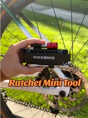 🔥 Whether you’re at home or out riding, repairs are always needed! Fed up with fighting tight-stuck screws? Tired of hunting for the right tools when installing accessories? 😩The ROCKBROS mini ratchet tool is your perfect fix-it companion! #ratchet #cycling #repair #TioTokShopBackToSchool #rockbros 