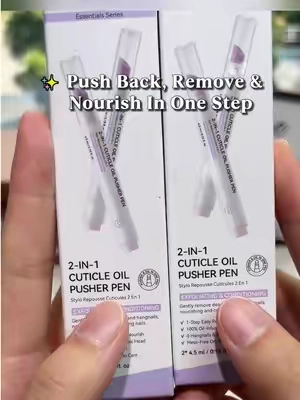 Push Back, Remove & Care For Cuticles In One Step 💅✨ #cuticleoil #manicuretools #SohoChic #TikTokshopbacktoschool 