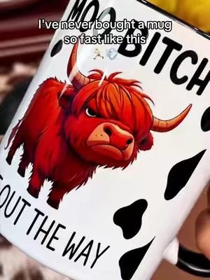 The audacity... Read the mug, babe 🙄💅🐂#movebitgetouttheway #coffeemug #coworkergift #homeessentials #TikTokshopbacktoschool