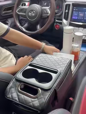 Car Armrest Box height Cushion- car interior Accessories 60Y #caraccessories #carorganizer #carstoragebox #carorganizer #phoneholdercar