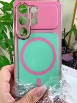Gorgeous color‑block glossy Samsung phone case✨Cute four‑leaf‑clover strap, upgraded magnetic & wear‑resistant, perfect for your daily outfits!#SamsungCase #GalaxyCase #MagneticPhoneCase #sohochic #TikTokshopbacktoschool 