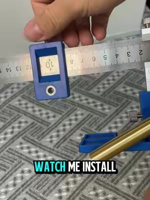 Get the spacing right before the drill ever touches the door. #TikTokshopbacktoschool #positioning square #degree right angle clamp #square tool #SYYKTTD
