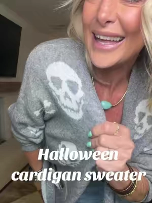 RESTOCK cardigan Halloween sweater / spooky season ready 👻 💀 
