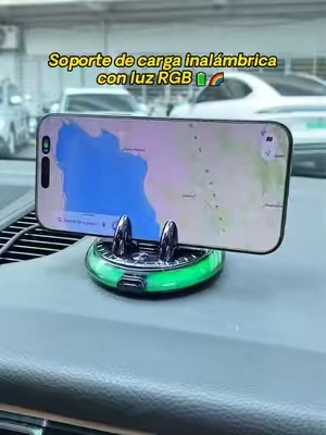 ¿Todavía no encuentras el soporte de teléfono ideal para tu coche? Este es perfecto para ti. #carmount #car #wirelesscharging #tiktokmademebuyit #TikTokshopbacktoschool 