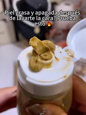 El exfoliante viral que ayuda a mejorar la apariencia de piel grasa y apagada ✨ #ExfolianteFacial #PielGrasa #SkincareMexico #BeautyTok #TikTokMeHizoComprar 