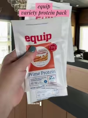 Delicious and nourishing! Easy protein on the go!  #equipprotein #proteinonthego #grassfedbeefisolate #grassfed #dairyfree 