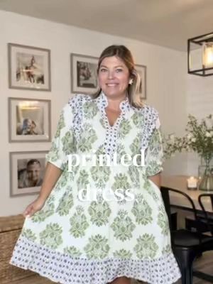 OBSESSED with this printed dress! Quality is 10/10! 🤩 #fypシ #fashion #TikTokFashion #fyp 
