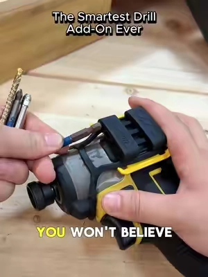 Keep your most-used drill bits organized and always within reach with this handy side-mounted holder. A simple upgrade that saves time and makes every project smoother.#SummerVibes #DealsForYouDays #ToolTok #DIYProjects #Handyman 