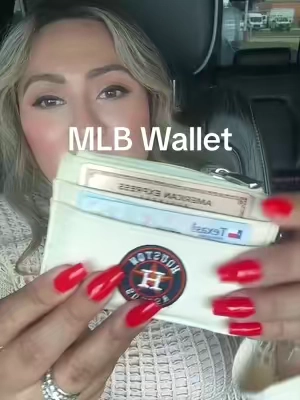MLB Wallet 💳 #mlbwallet #astroswallet #astros #wallet #houstonastros 