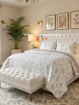If I had to choose my bedding all over again, I'd still pick this set.#cozyathome #cozylife #beddingset 
