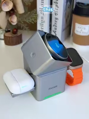 Ok! This is my dream charger. ✅#wirelesscharger #chargerstation #desksetup #iphonecharger #TikTokshopbacktoschool