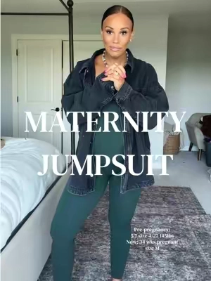 @Momanda.Official buttery soft jumpsuit that's great for maternity but will also work post partum! #maternityfashion #maternityjumpsuit #bumpfriendly #bumpstyle #pregnantlife 
