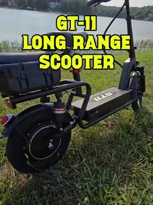 This adult scooter offers long range and is designed to be heavyweight and capable. It's perfect for short commutes. #AdultScooter #LongRange #HeavyweightScooter #CommuteLife #Scooter