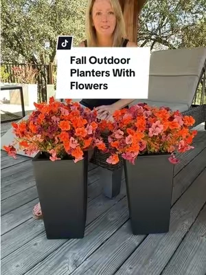 So pretty for Fall! #falldecor #outdoordecor #patiodecor #fallaesthetic #falldealsforyou 