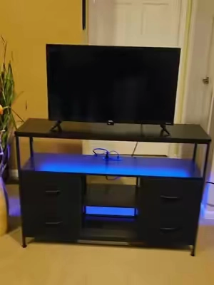 #tvstand #bedroom #dresser #furniture #ledlights 