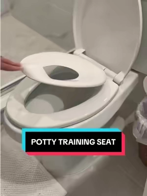 A new potty training seat just got invented and it’s genius 🙌 instead of a big bulky seat that goes over the toilet or a little fake toilet that you have to dump, this just connects to your seat and it makes it so much easier 🙌 #pottytraining #toddlerpotty #toiletseat #parentingtips #pottytraininghack 