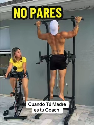 Tengo la mejor coach del mundo #rutinaencasa #pullup #tiktokshopcreatorpicks 