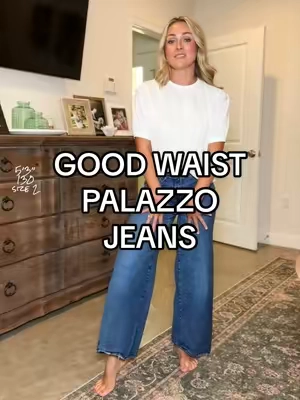 @GOOD AMERICAN finally some jeans that don’t need to be altered and fit just right! #denim #jeans #denimjeans #TikTokshopbacktoschool #BackToSchool 
