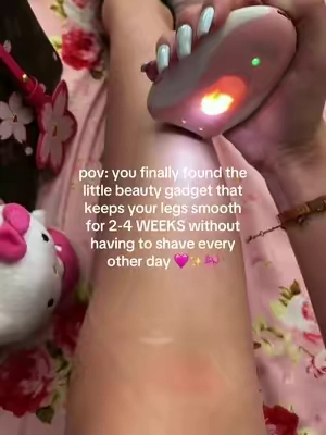 my new favorite part of my everything shower for under $7 rn 🫧💕 this epilator grabs hair from the root, so you can enjoy that smooth feeling for longer than you would with shaving ✨ perfect for legs, arms + those little touch-up moments when you want to feel extra put together 🪞🎀 less shaving, less razor clutter, more silky-smooth girl energy 💗🧴✨ plus, it’s a one time purchase 🎀 #epilator #epilating #hairremoval #smoothskin #SelfCare 