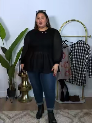 She is giving every occasion vibes! 🖤
