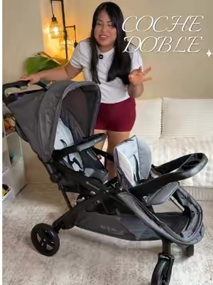 Este coche doble está perfecto para una mami de dos bebés. #babystroller #doublestroller #babyessentials #babymusthaves #TikTokshopbacktoschool  @Baby Trend Inc 