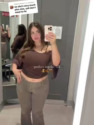 Replying to @keira ᥫ᭡ plus size ootd #plussize #midsize #midsizeootd #falloutfits #falloutfitinspo 