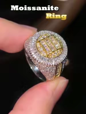 Shine Like a Rapper Moissanite Rings for Less!#delzzad #TikTokshopbacktoschool #viraltiktok #moissanitejewelry #14kgold #nontarnishjewelry #moissaniterings #jewelrytiktok #2026trend