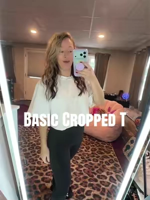#croppedtee #basictee #TikTokshopbacktoschool #womensfashion #fallaesthetic 