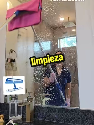 trapeadorde plancha para limpieza de casas en usa " Microfiber Cleaning System #mop #trapeador #housecleaning #limpiaconmigo #limpiezaprofunda 