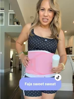 Faja térmica para tus ejercicios @Sweet Sweat #fajatermica #fajasreductoras #sweetsweat #sweetsweatwaisttrainer #fajaparaentrenar 