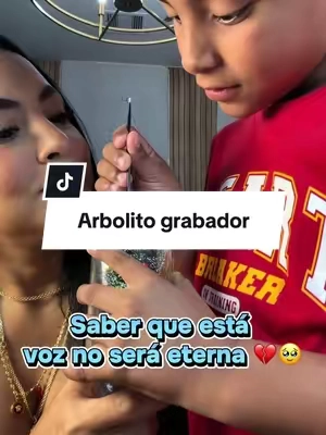 Recordar la voz de tu hijo en sus primeros años ? YA ES POSIBLE 😩🥹 #arbolgrabadora #glassbottle 