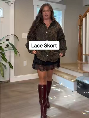 Replying to @Alison Lace Skort #laceskirt #skort #backtoschoolshopping #skirt #falloutfits 