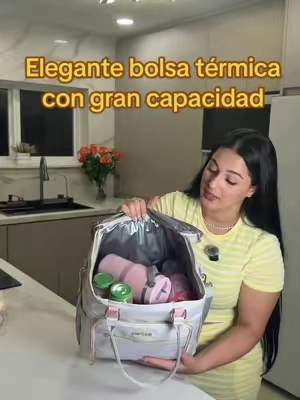 Bolsa tote para el almuerzo térmica y con aislamiento UKEIN, elegante para mujer, de gran capacidad y con asa para el hombro #thermalbag  #TikTokshopbacktoschool  #paratiiiiiiiiiiiiiiiiiiiiiiiiiiiiiii  #TikTokShopCreatorPick #lonchera  