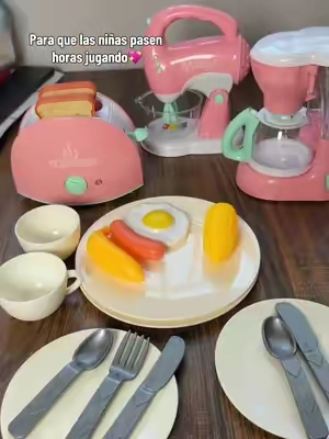De esos juguetes que las niñas pueden pasar horas usando. Pueden preparar su cafecito, hacer comida y jugar a tener su propia cocina. Viene con un montón de accesorios para hacer el juego más divertido. #JuguetesParaNiñas #CocinitaDeJuguete #JuegoDeImitacion #RegalosParaNiñas #TikTokshopbacktoschool